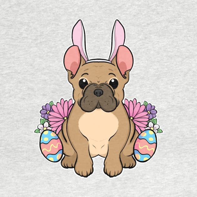 French Bulldog Easter Bunny by Starline Hodge